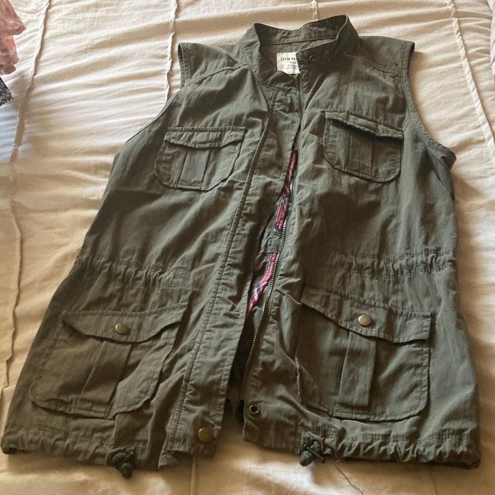 Old Navy Dark Green Vest